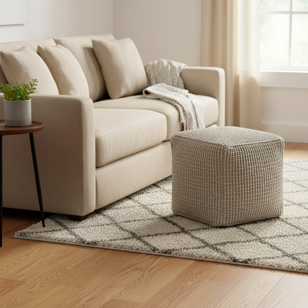 Kaitlyn Cottage Pouf