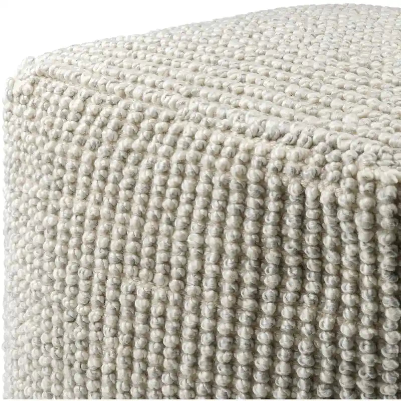 Pouf d'extérieur Cottage en fil PET recyclé