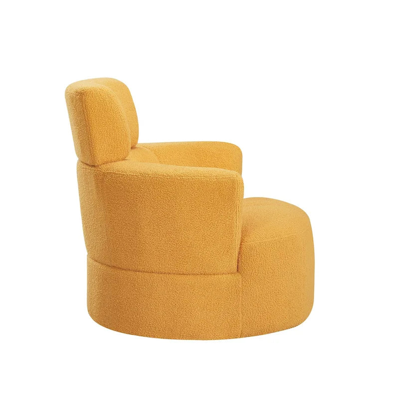 Fauteuil club pivotant à 360° avec appuie-tête réglable