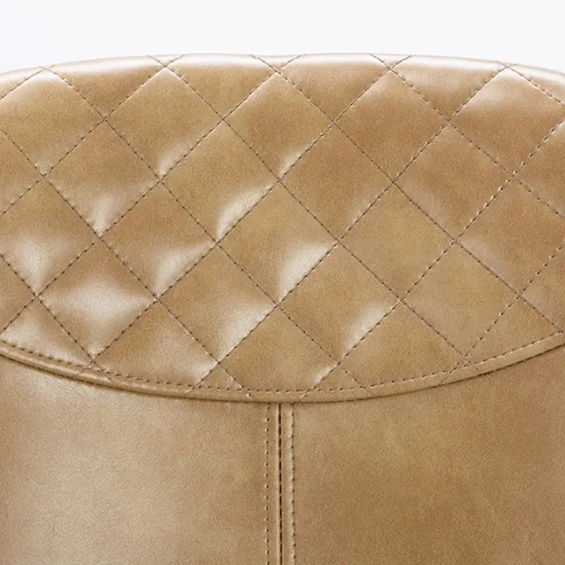 Chaise de bureau pivotante en similicuir courbé avec vérin pneumatique