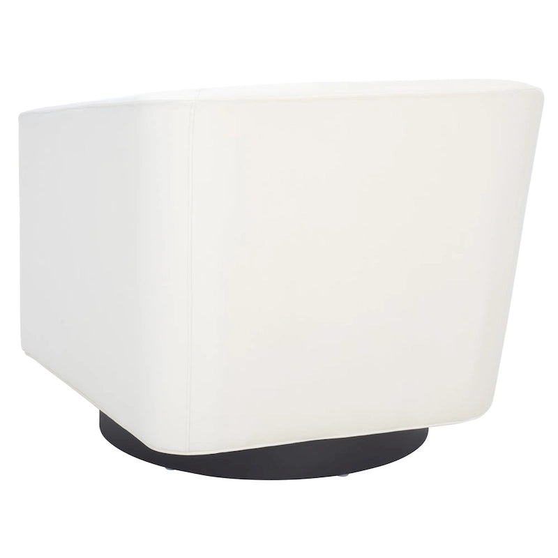 Fauteuil d'appoint pivotant en velours (entièrement assemblé) – 32"L x 33"P x 29"H