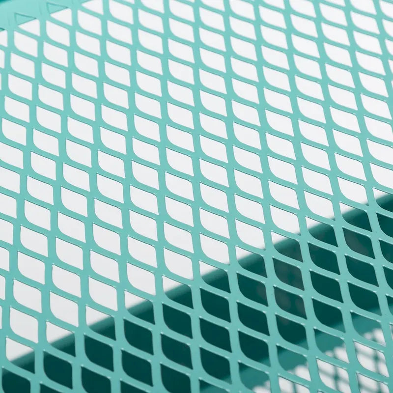 Chariot de rangement à roulettes en métal à 4 niveaux - 45x35x109 cm