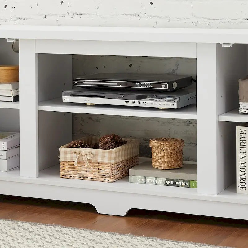 Meuble TV d'inspiration ferme moderne, Console de divertissement façon grange
