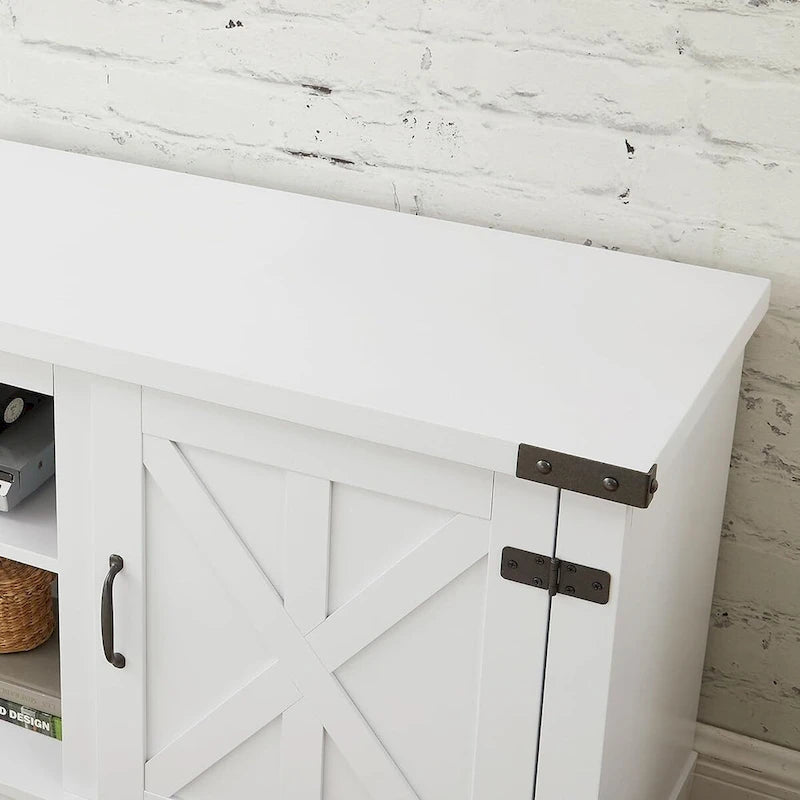 Meuble TV d'inspiration ferme moderne, Console de divertissement façon grange