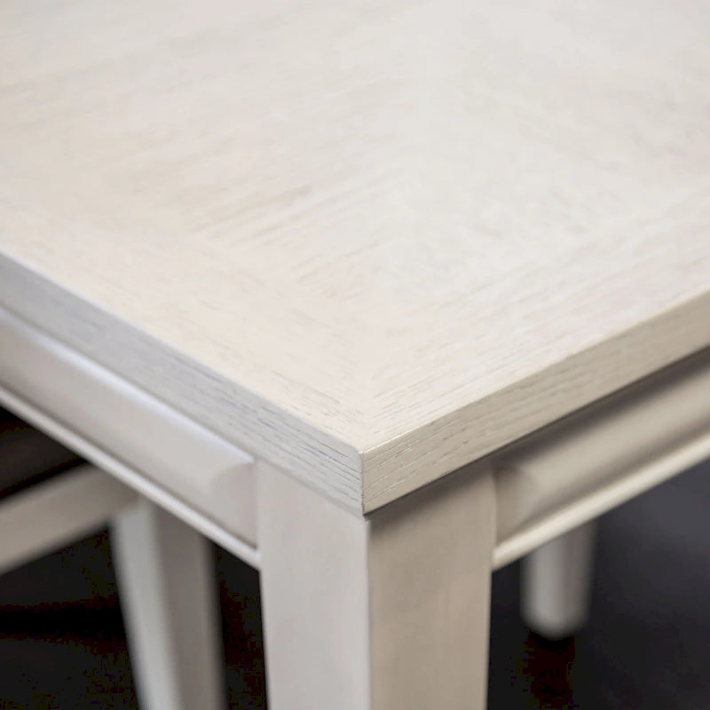 Table à manger extensible moderne en bois de 90 pouces avec rallonge de 18 pouces