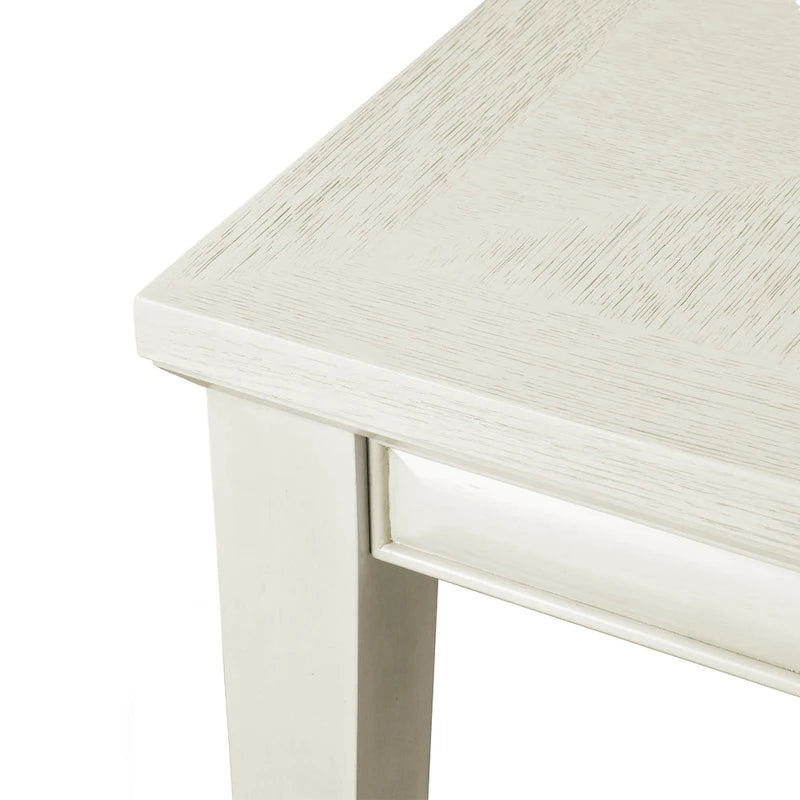 Table à manger extensible moderne en bois de 90 pouces avec rallonge de 18 pouces