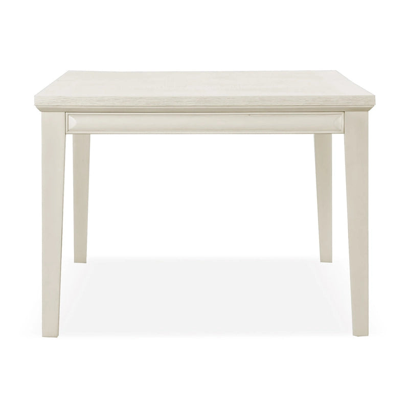 Table à manger extensible moderne en bois de 90 pouces avec rallonge de 18 pouces